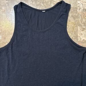 Lululemon Shirt Mens Small Blue 5 Year Basic Tank Top Sleeveless Soft Gym Yoga